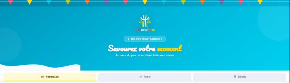 Menu digital — Funland Parc