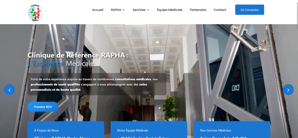 Site web — Clinique Rapha